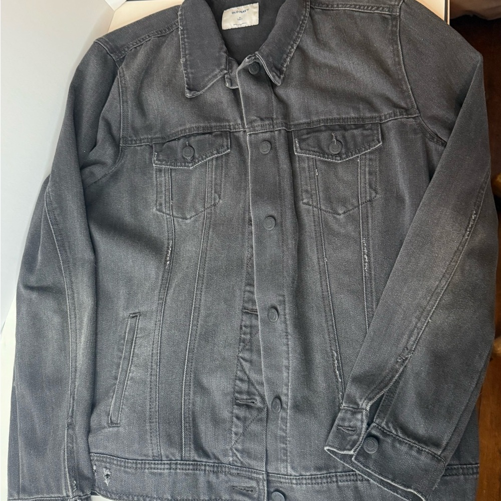 Old Navy Faded Black denim jacket